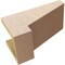 Ekena Millwork 7"W x 14"D x 7"H Wide Clemmons Rough Cedar Woodgrain TimberThane Corbel, Primed Tan CORUR07X14X07CLERCPR - alternate 2